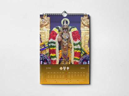 Srirangam Wall Calender 2026