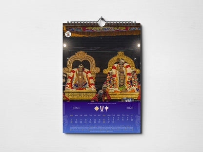 Kanchipuram Wall Calender 2026