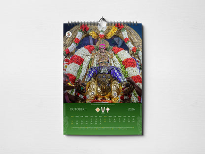 Kanchipuram Wall Calender 2026