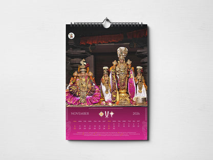 Kanchipuram Wall Calender 2026