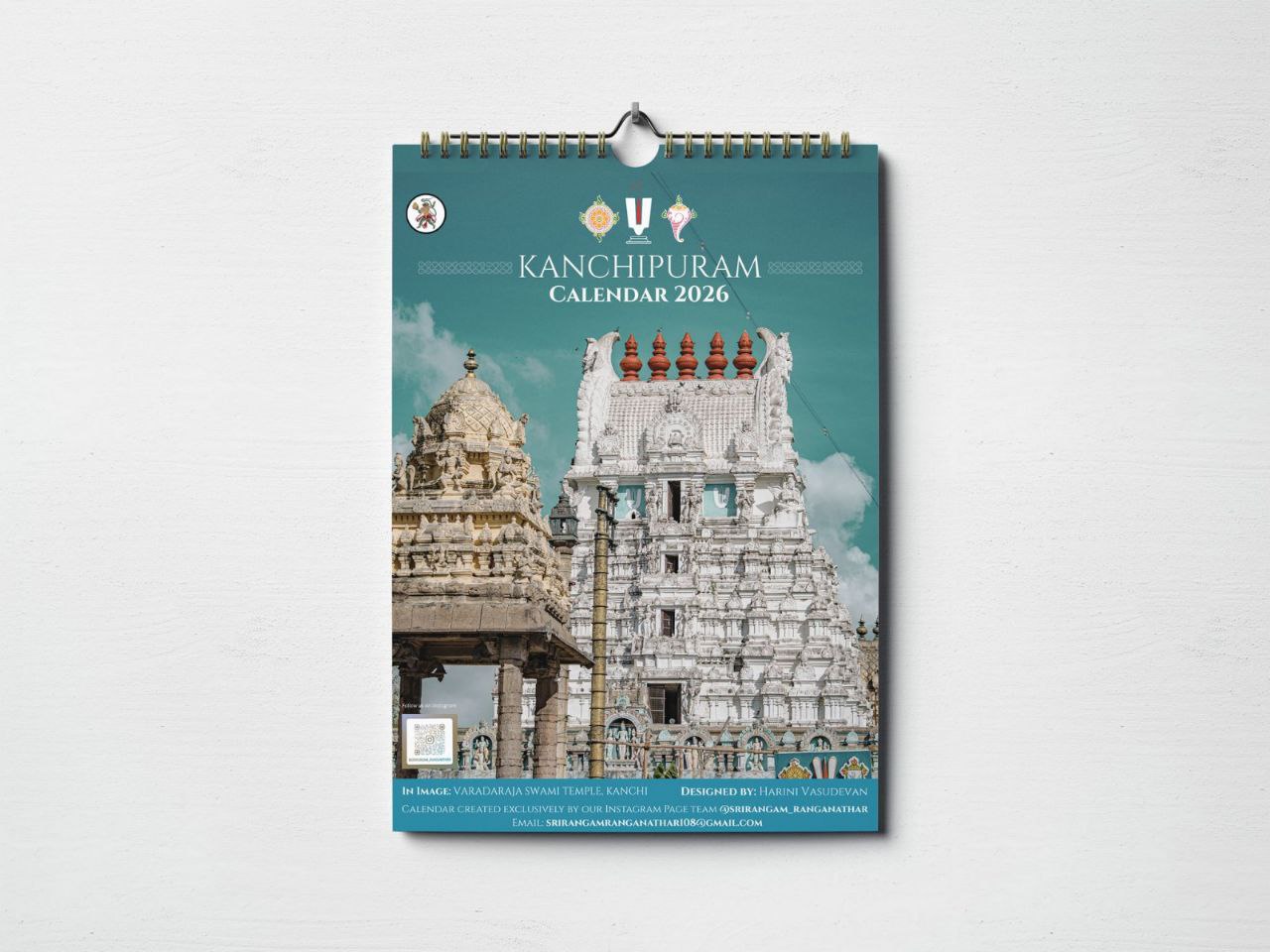 Kanchipuram Wall Calender 2026